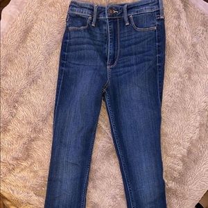 high waisted skinny jeans